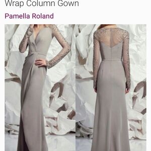 Pamella Roland gown